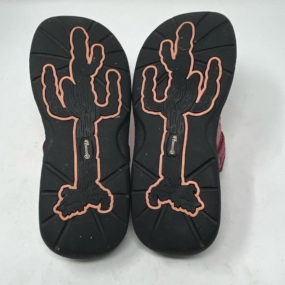 Double H Pink Leather Slide On Clogs - Picture 10 of 13